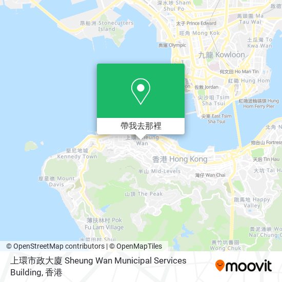 上環市政大廈 Sheung Wan Municipal Services Building地圖