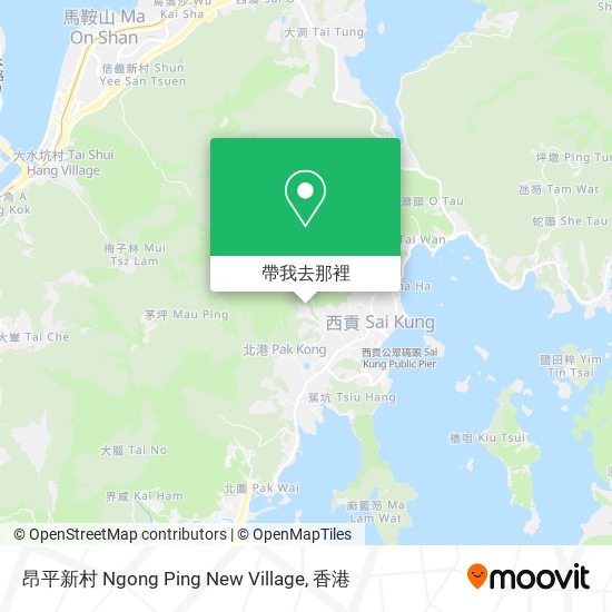 昂平新村 Ngong Ping New Village地圖