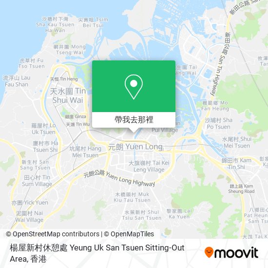 楊屋新村休憩處 Yeung Uk San Tsuen Sitting-Out Area地圖