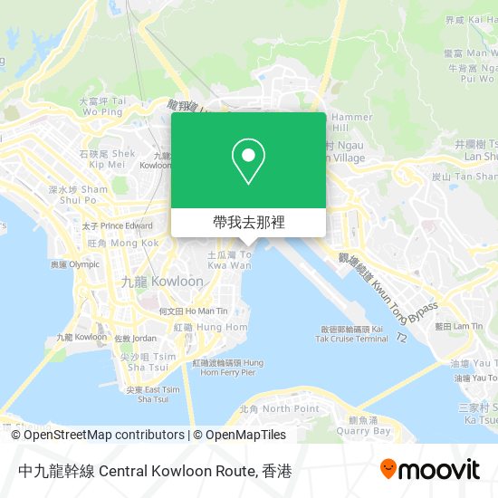 中九龍幹線 Central Kowloon Route地圖