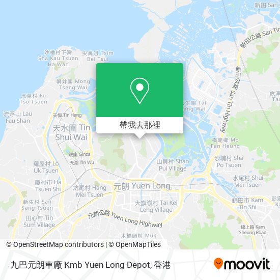 九巴元朗車廠 Kmb Yuen Long Depot地圖