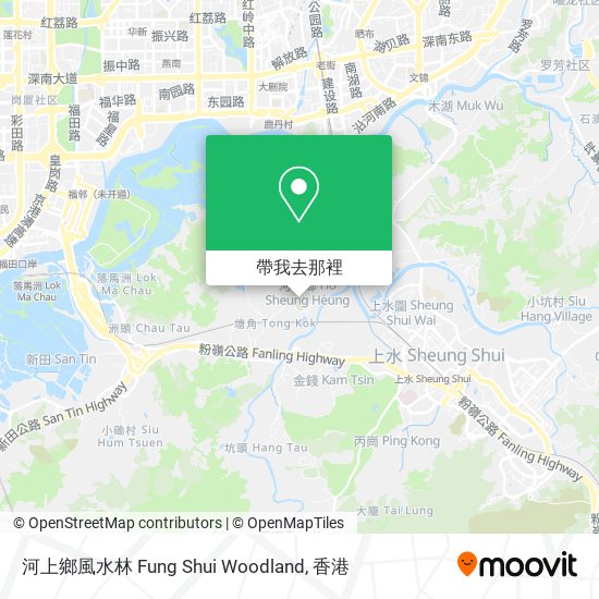 河上鄉風水林 Fung Shui Woodland地圖