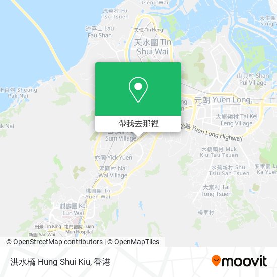 洪水橋 Hung Shui Kiu地圖