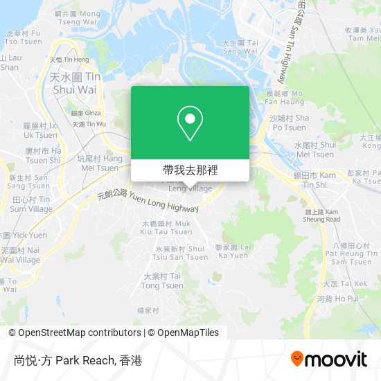 尚悦‧方 Park Reach地圖