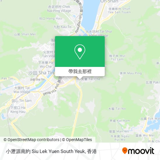 小瀝源南約 Siu Lek Yuen South Yeuk地圖