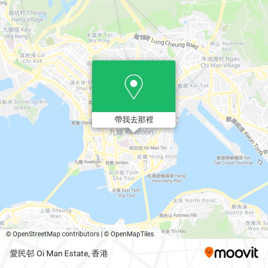 愛民邨 Oi Man Estate地圖