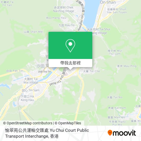 愉翠苑公共運輸交匯處 Yu Chui Court Public Transport Interchange地圖