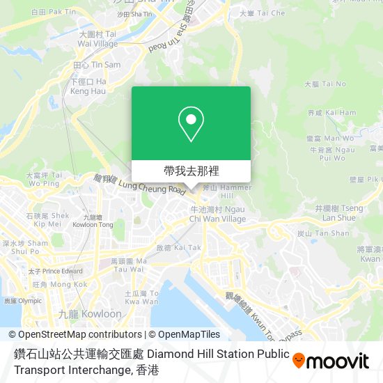 鑽石山站公共運輸交匯處 Diamond Hill Station Public Transport Interchange地圖