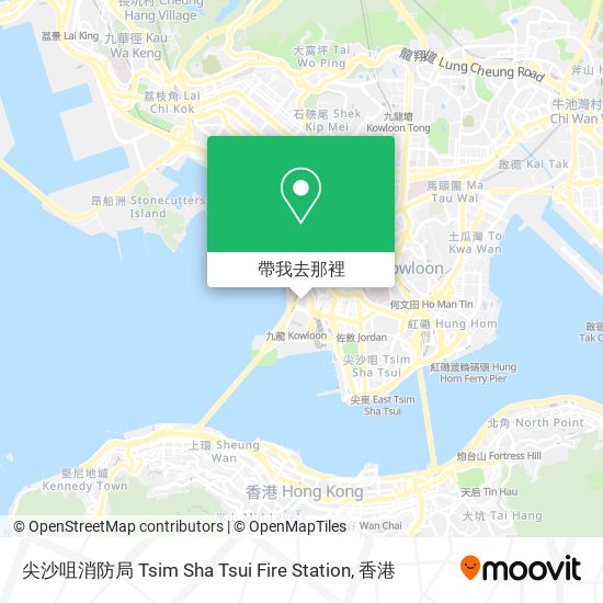尖沙咀消防局 Tsim Sha Tsui Fire Station地圖