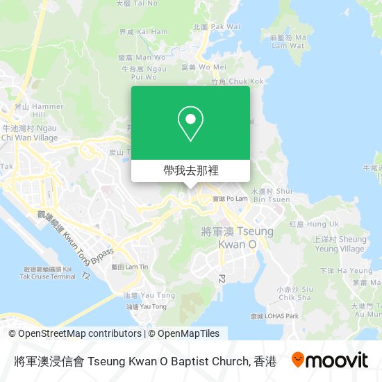 將軍澳浸信會 Tseung Kwan O Baptist Church地圖