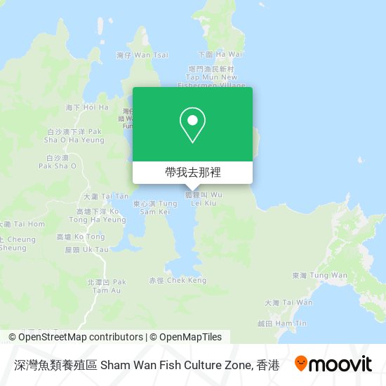 深灣魚類養殖區 Sham Wan Fish Culture Zone地圖