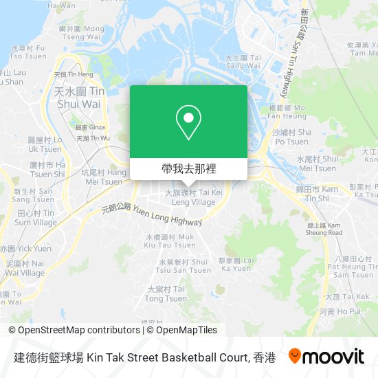 建德街籃球場 Kin Tak Street Basketball Court地圖