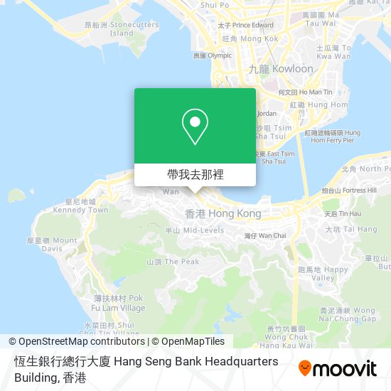 恆生銀行總行大廈 Hang Seng Bank Headquarters Building地圖