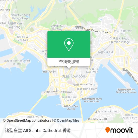 諸聖座堂 All Saints' Cathedral地圖