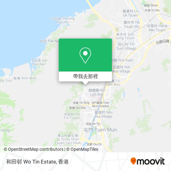 和田邨 Wo Tin Estate地圖