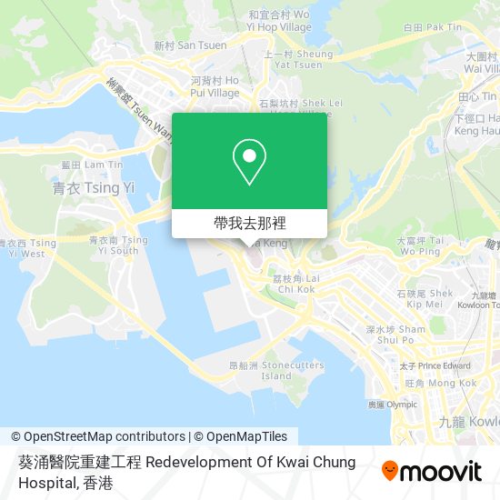葵涌醫院重建工程 Redevelopment Of Kwai Chung Hospital地圖