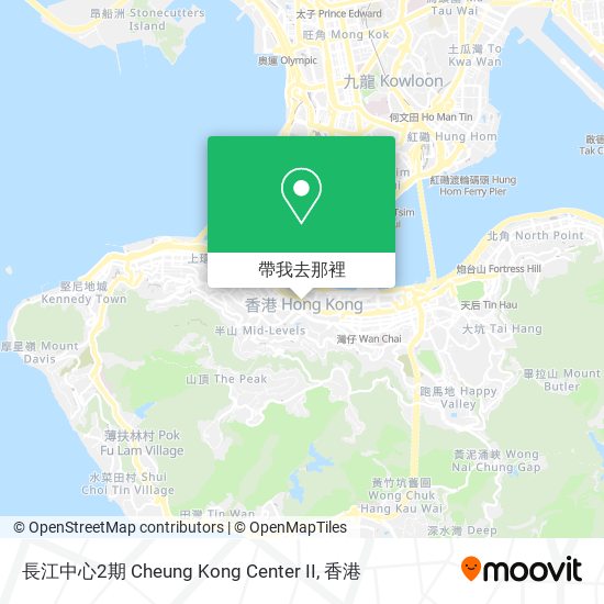 長江中心2期 Cheung Kong Center II地圖