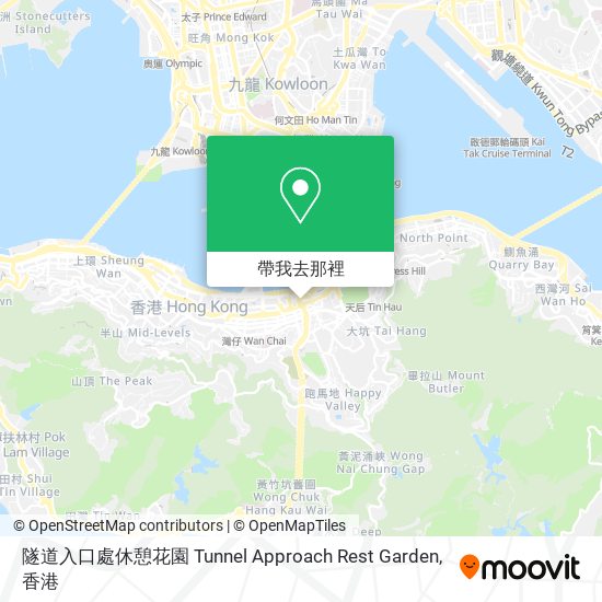 隧道入口處休憩花園 Tunnel Approach Rest Garden地圖