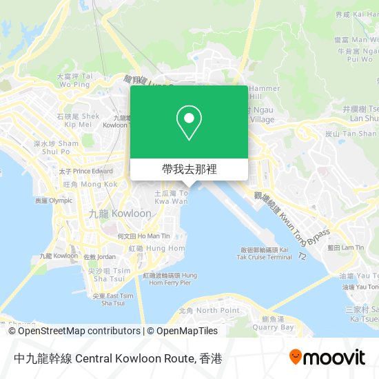 中九龍幹線 Central Kowloon Route地圖