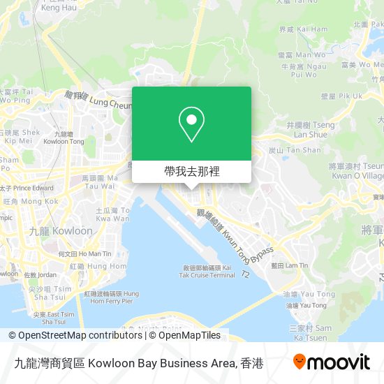 九龍灣商貿區 Kowloon Bay Business Area地圖