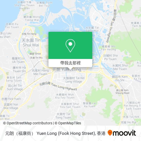 元朗（福康街） Yuen Long (Fook Hong Street)地圖