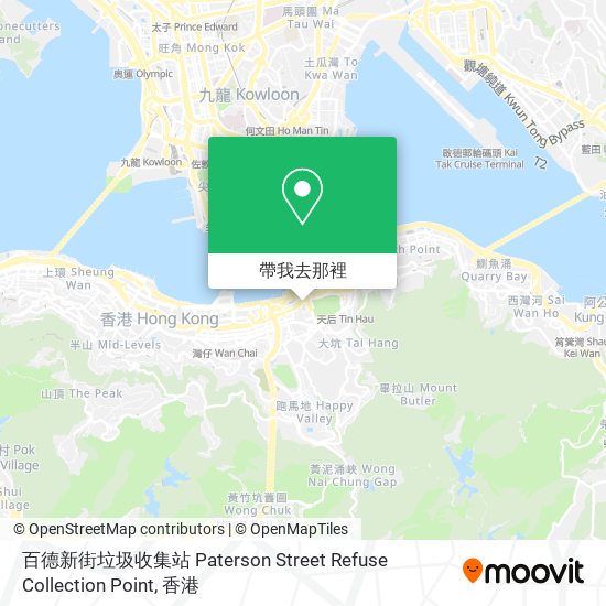 百德新街垃圾收集站 Paterson Street Refuse Collection Point地圖