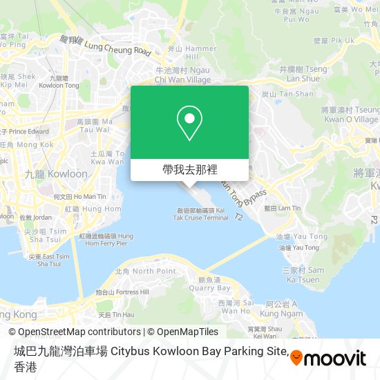城巴九龍灣泊車場 Citybus Kowloon Bay Parking Site地圖