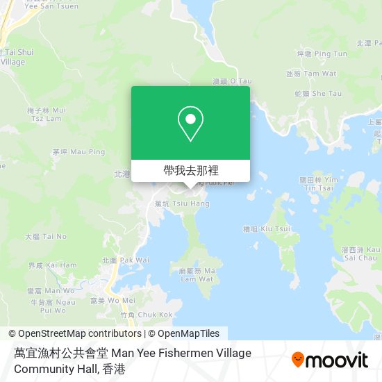 萬宜漁村公共會堂 Man Yee Fishermen Village Community Hall地圖