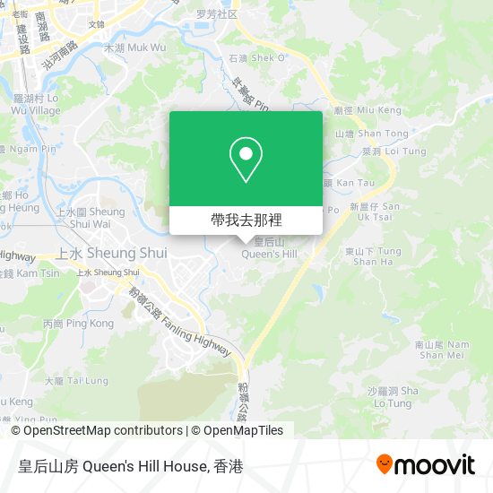 皇后山房 Queen's Hill House地圖