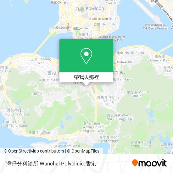 灣仔分科診所 Wanchai Polyclinic地圖
