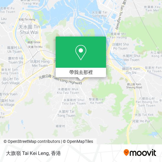 大旗嶺 Tai Kei Leng地圖