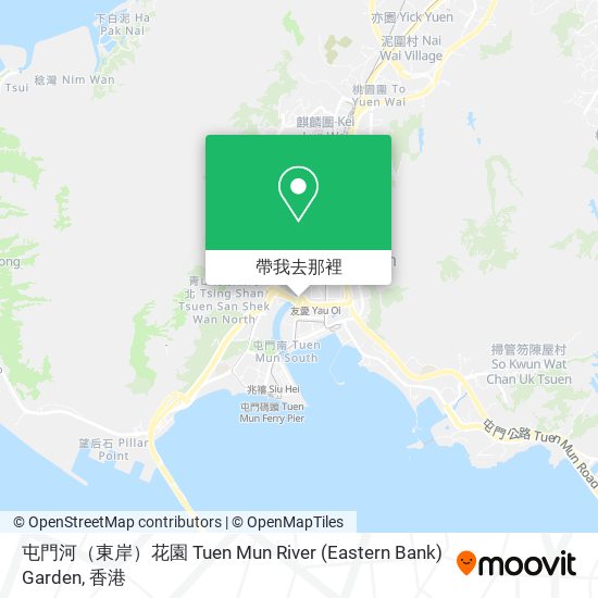 屯門河（東岸）花園 Tuen Mun River (Eastern Bank) Garden地圖