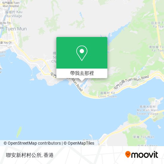 聯安新村村公所地圖