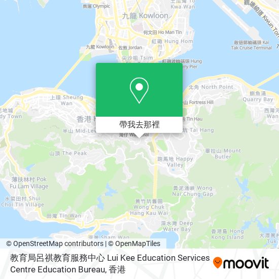 教育局呂祺教育服務中心 Lui Kee Education Services Centre Education Bureau地圖