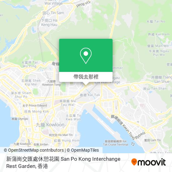 新蒲崗交匯處休憩花園 San Po Kong Interchange Rest Garden地圖