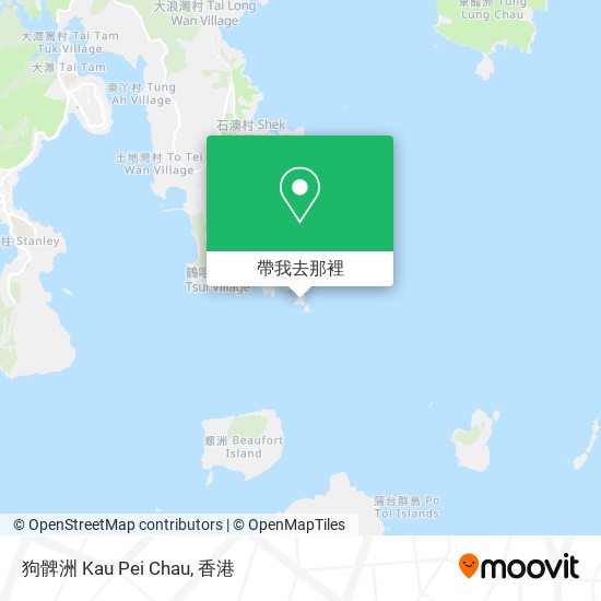 狗髀洲 Kau Pei Chau地圖