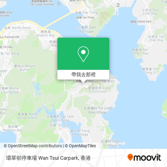 環翠邨停車場 Wan Tsui Carpark地圖