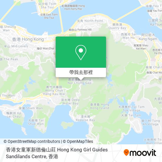香港女童軍新德倫山莊 Hong Kong Girl Guides Sandilands Centre地圖