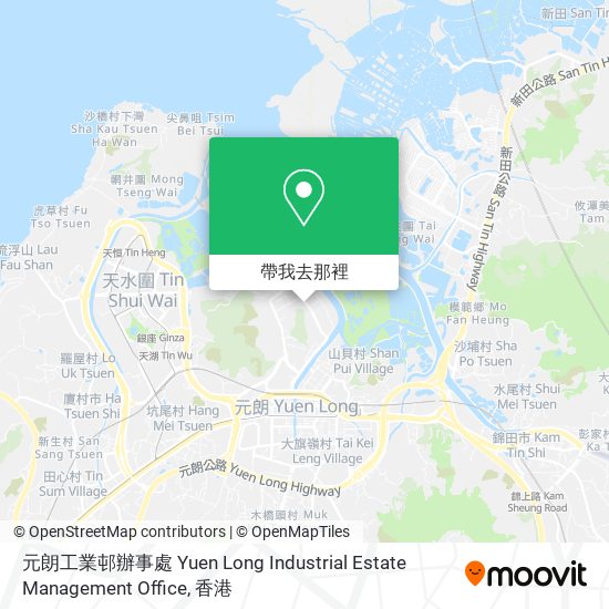 元朗工業邨辦事處 Yuen Long Industrial Estate Management Office地圖