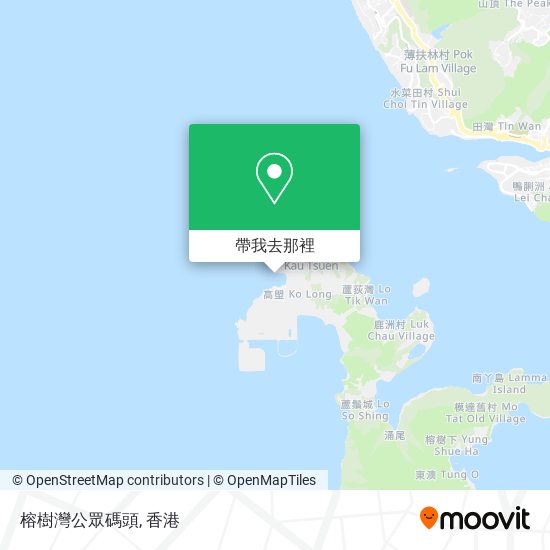 榕樹灣公眾碼頭地圖