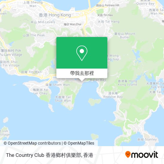 The Country Club 香港鄉村俱樂部地圖