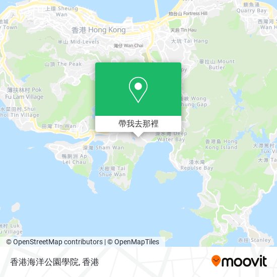 香港海洋公園學院地圖