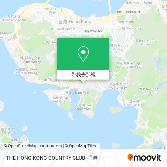 THE HONG KONG COUNTRY CLUB地圖
