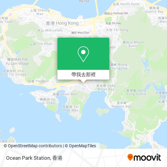 Ocean Park Station地圖