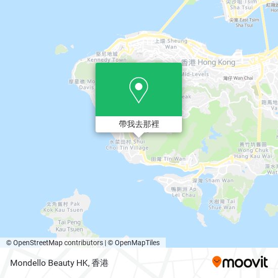 Mondello Beauty HK地圖