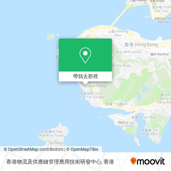 香港物流及供應鏈管理應用技術研發中心地圖