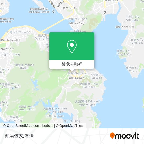 龍港酒家地圖