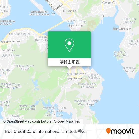 Boc Credit Card International Limited地圖