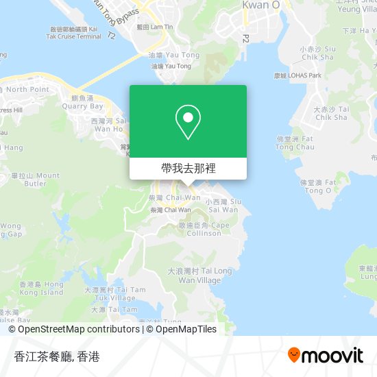 香江茶餐廳地圖