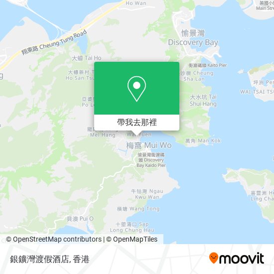 銀鑛灣渡假酒店地圖